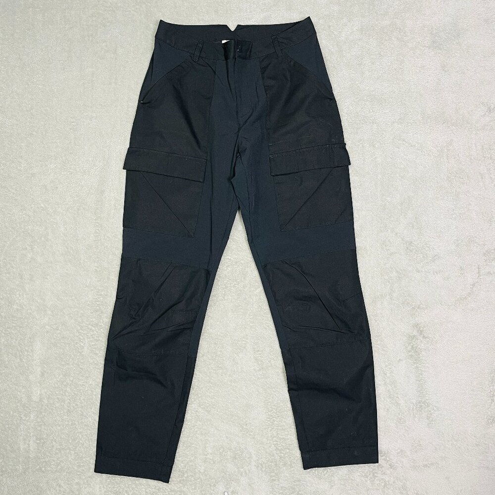 H & M Move Pants Cargo Stretch Black Medium Lightweight Athleisure